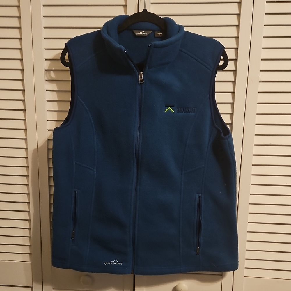 Eddie Bauer Blue Fleece Vest